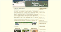 Desktop Screenshot of jabalpur-travel-agents.com