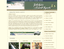 Tablet Screenshot of jabalpur-travel-agents.com
